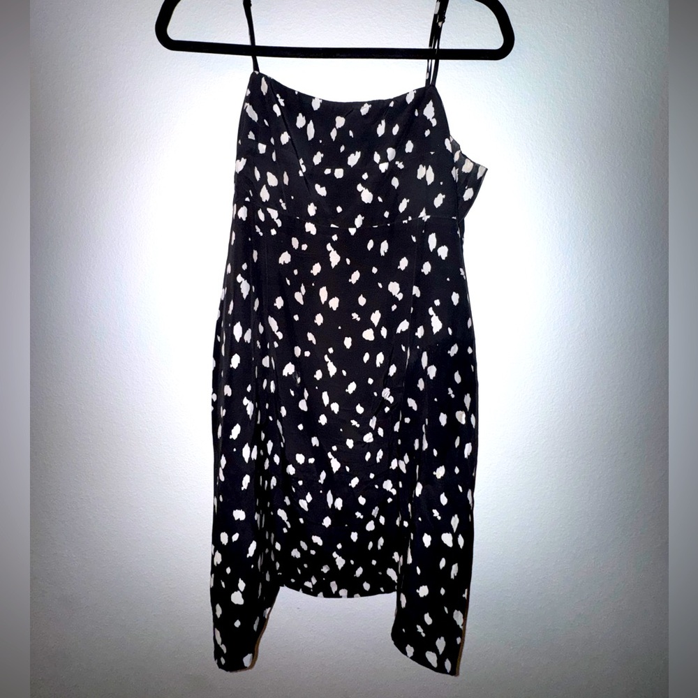 Bardot Black and White Slip Mini Dress for Cocktail